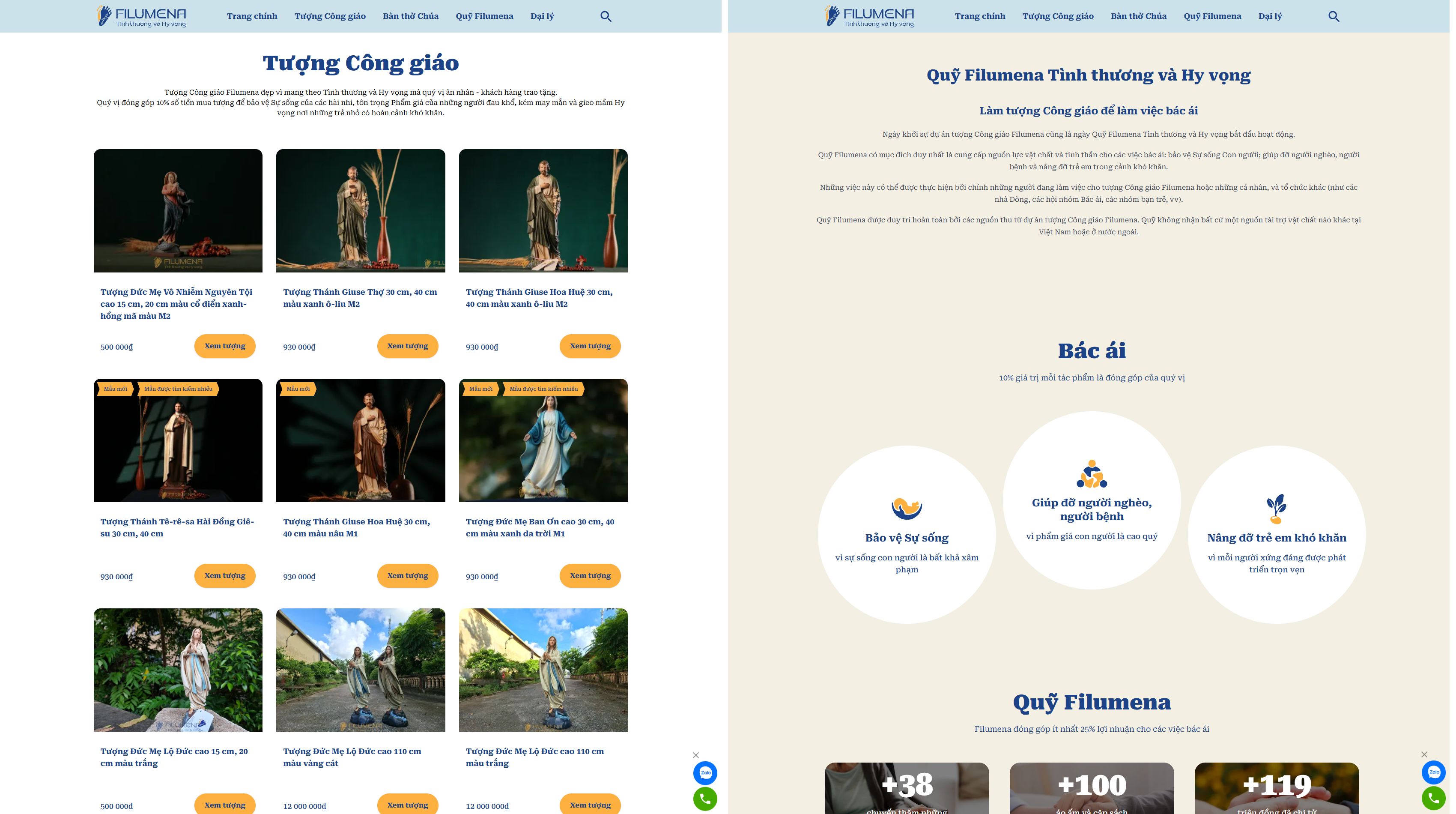 Filumena project showcase