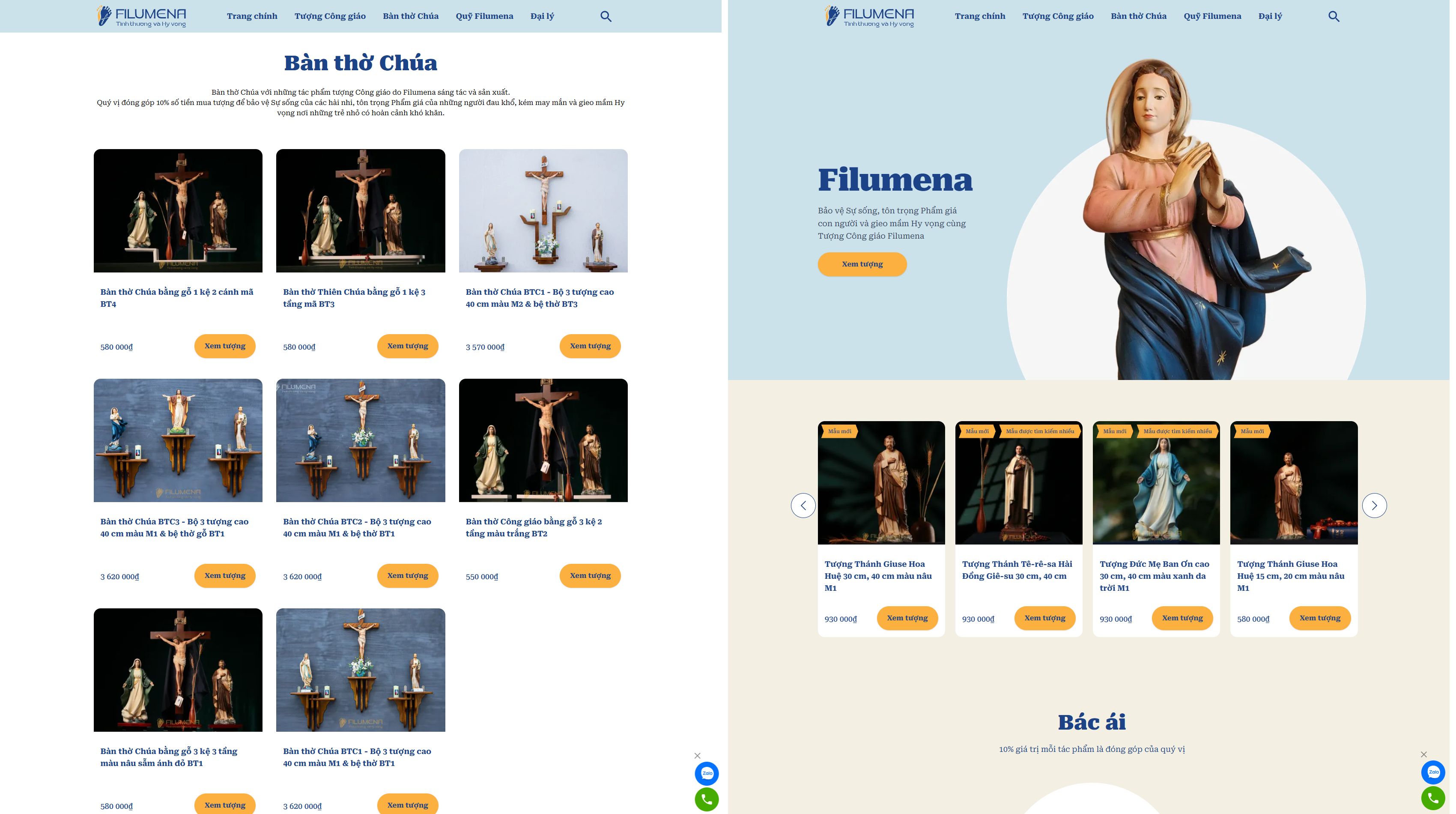 Filumena project showcase