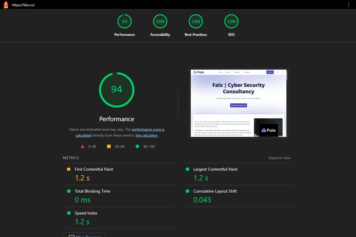Falx project showcase